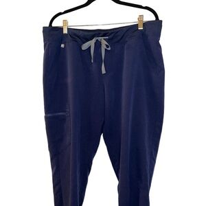 FIGS Navy High Waisted Jogger Scrub Pants - Size XL